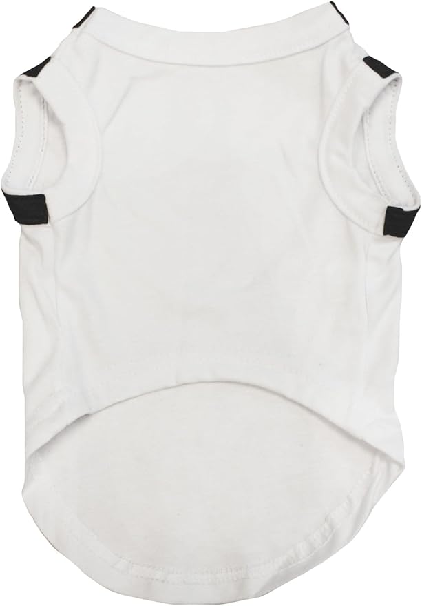 Petitebella Bling Happy New Year Puppy Dog Shirt (White/Black, X-Large)