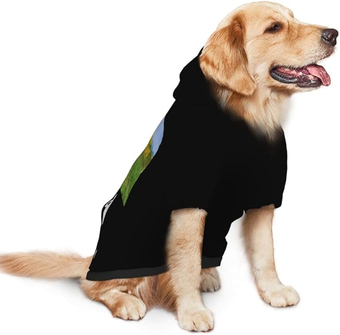 Custom Dog Clothes with Photo Name Logo Personalized Dog Sweaters for Small Medium Large Dogs Breathable Warm, Khaki, S