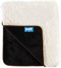 PupProtector Waterproof Throw Blanket for Dogs and Cats, Pet Blanket Cover for Couches, Sofas, Beds, Car Seats, Furniture, Calming Soft Faux Fur, Polar White, Large (80" L x 62" W)