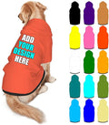 Custom Dog Clothes with Photo Name Logo Personalized Dog Sweaters for Small Medium Large Dogs Breathable Warm, Tomato, L