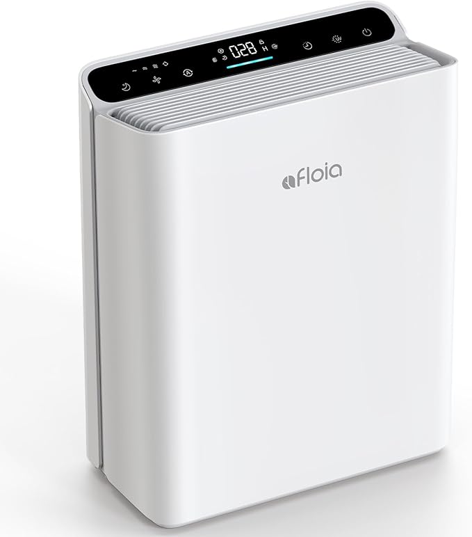 Air Purifier for Home Large Room Bedroom Up to 2000Ft² with PM2.5 Display Air Quality Sensor&Smart Auto Mode, 3-Stage Filter Cleaner Odor Eliminator, Remove Pet Dander Pollen Allergy Dust Mold Smoke