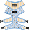 Lucy & Co. Bumbling Around Reversible Dog Harness, Adjustable Comfort Fit with Dual Leash Attachments, X-Small