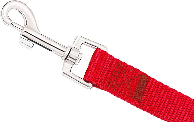 AmaGood Dog/Puppy Obedience Recall Training Agility Lead-15 ft 20 ft 30 ft 50 ft Long Leash-for Dog Training,Recall,Play,Safety,Camping (20feet, Red)