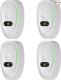 Air Ionizers for Home,4-Pack Negative Ion Air Purifiers & Odor Eliminators Quiet Plug-in for Bedroom, Office, Living Room Compact Freshener for Pet, Smoke, and Kitchen Odor