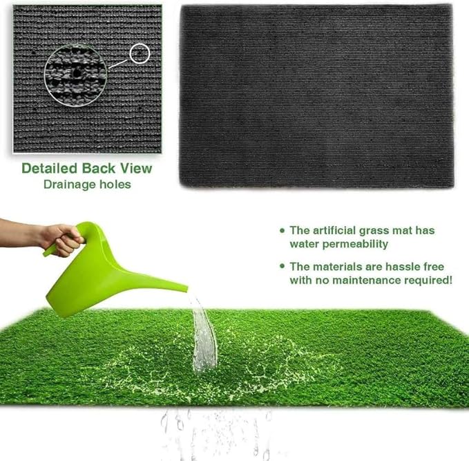 ALTRUISTIC Artificial Grass 7FTX74FT(518 Square Feet), Realistic Fake Grass Deluxe Turf Synthetic Thick Lawn Pet Turf, 1 3/8” Height, Outdoor Decor, Customized