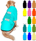 Customized Dog Hoodie with Name Logo Personalized Text Soft & Warm for Puppy Sweatshirt Hooded for Small Medium Large Dogs Girl/Boy Cats/Kitten, Cyan, S