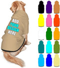 Customized Dog Hoodie with Name Logo Personalized Text Soft & Warm for Puppy Sweatshirt Hooded for Small Medium Large Dogs Girl/Boy Cats/Kitten, Tan, M