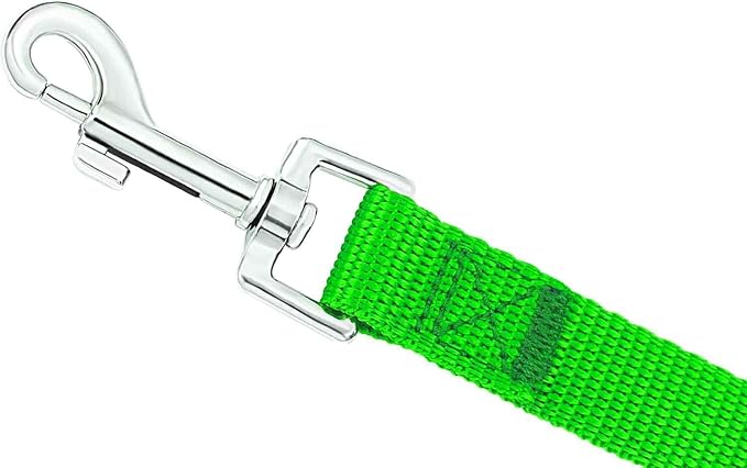 AMAGOOD Dog/Puppy Obedience Recall Training Agility Lead-15 ft 20 ft 30 ft 50 ft Long Leash-for Dog Training,Tie Out,Play,Safety,Camping (20Feet x 1Inch, Green)