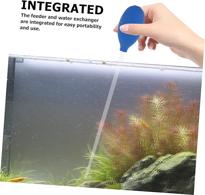 Feeder Manual Water Changing Tool for Fish Tank Easy Use for Coral Feeding Maintains Water Quality and Aquarium Beauty