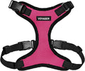 Voyager Step-in Pet Harness - All Weather Mesh, Adjustable Step in Harness for Cats and Dogs by Best Pet Supplies - Fuchsia/Black Trim, S