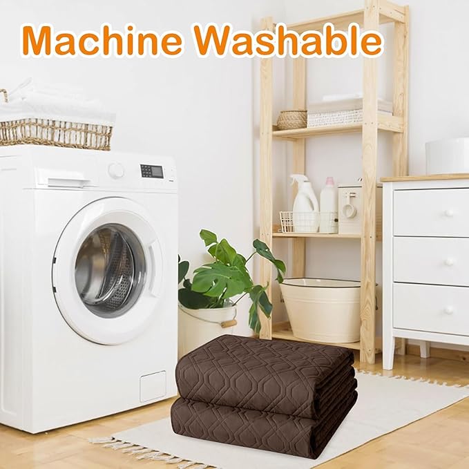 hyha Waterproof Dog Bed Blanket, Soft Pet Blankets, Waterproof Couch Cover for Dogs, Reversible Sofa Covers Washable for Furniture (40x90 Inch, Chocolate/Beige)