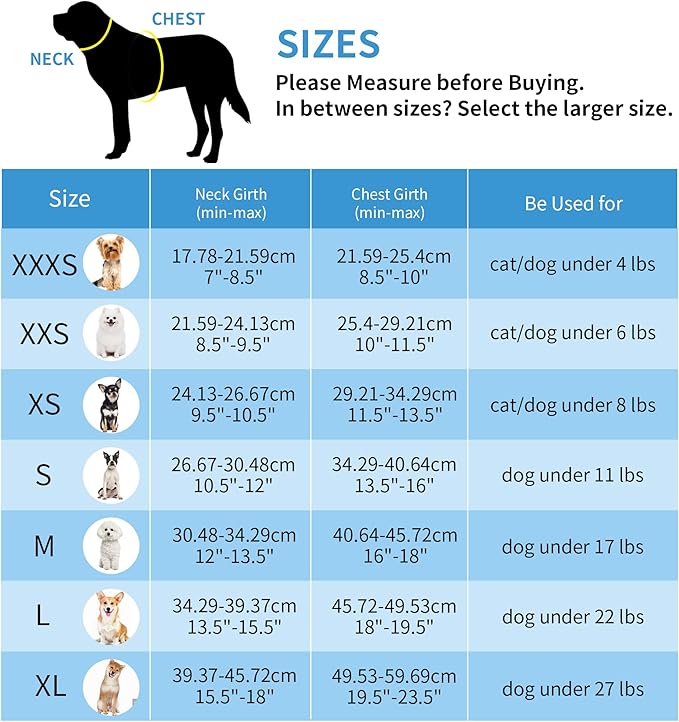 AIITLE Escape Proof Dog Harness - Step in Adjustable Dog Harness No Choke Over with Breathable Mesh and Quick-Release Buckle for All Weather- Outdoor Walking, Training for Medium Dogs Yellow XL