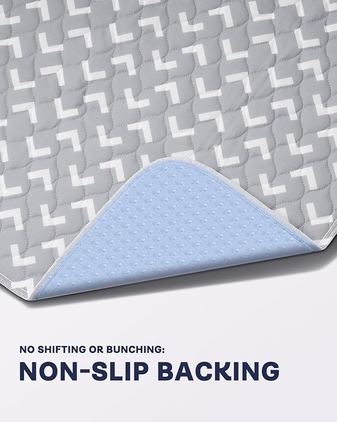 Non-Slip Bed Pads for Incontinence Washable (36" x 72"|1 Pack), Waterproof Bed Pads, Bed Wetting Pads for Bed, Sofa, Floor, Resuable Underpads for Adults, Seniors, Pet