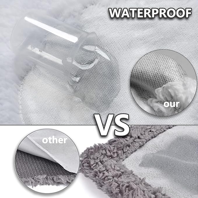 Waterproof Pet Blanket Dog Blankets, Pattern Printing Super Soft Warm Fluffy Facecloth Sofa Car Bed Protector, Urine Proof Washable Pet Blanket for Puppy Large Dogs & Cats 60"*80"