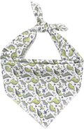 ARING PET Dinosaur Dog Bandanas, Summer Kerchief Triangle Bibs Scarf for Puppy Small Medium Large Boy Girl Dogs Cats-L
