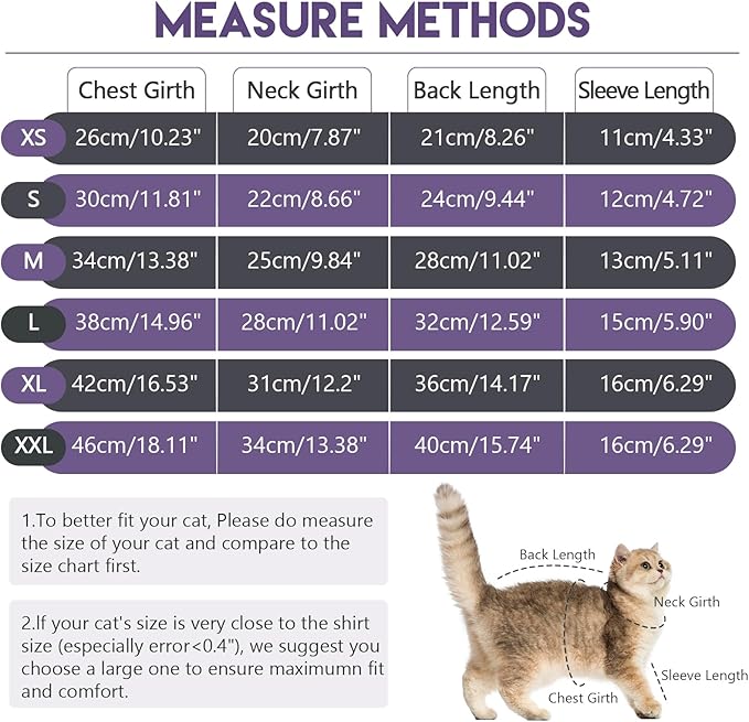 Sticky Cat Clothes Stretchy, Sphynx Hairless Sweater & Pajamas for Cats only, Soft Cat Onesie for Cats After Surgery Female Male & Hair Loss Prevention, Black S