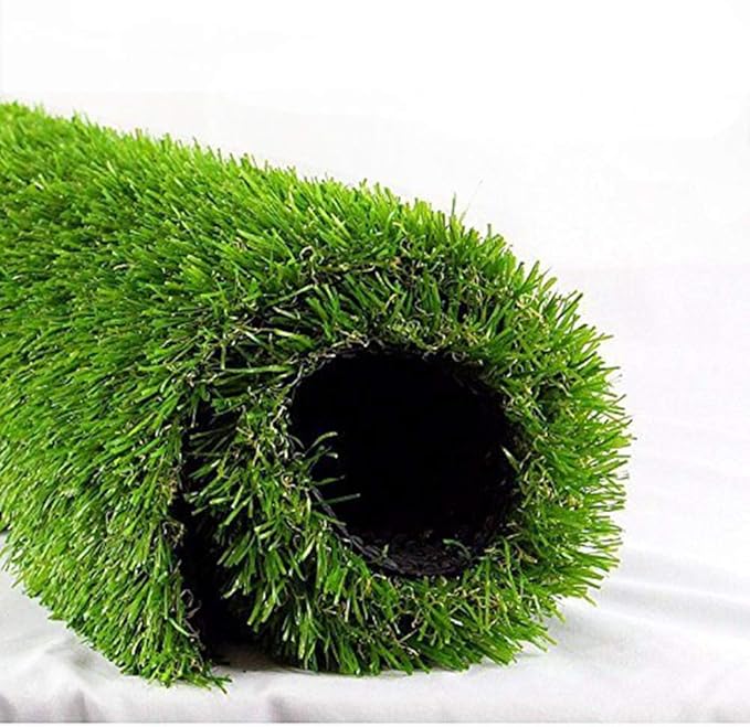 ALTRUISTIC Premium Artificial Grass Drainage Holes & Rubber Backing 70 oz Realistic Synthetic Grass Mat Extra-Heavy & Soft Pet Turf Fake Grass for Dogs or Outdoor Decor (12ft X 82ft)
