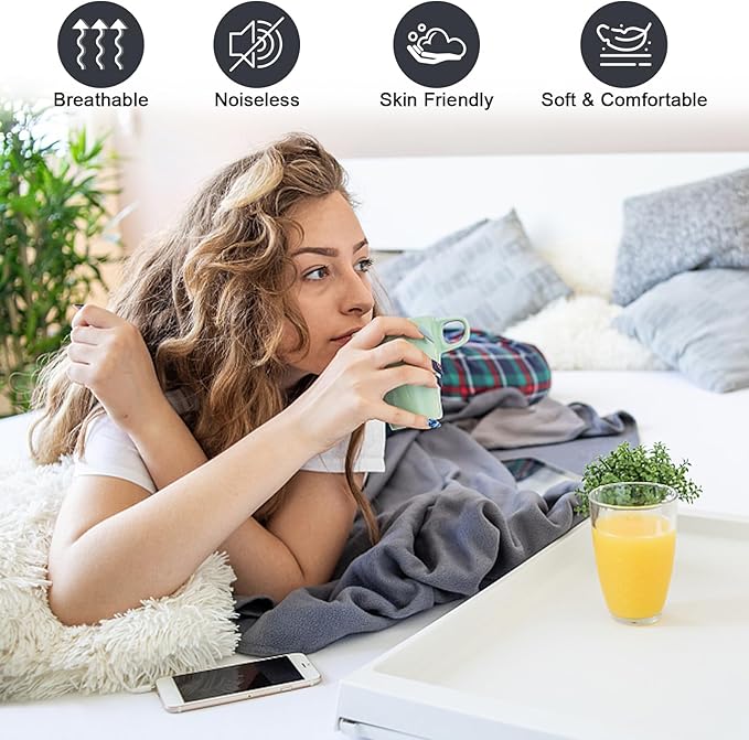 Waterproof Mattress Protector Full, Fitted Sheet Style Breathable Mattress Cover with Deep Pocket Fits Up to 18'', Noiseless Bed Cover for Kids Adults Pets, Machine Washable (Squares, Full)