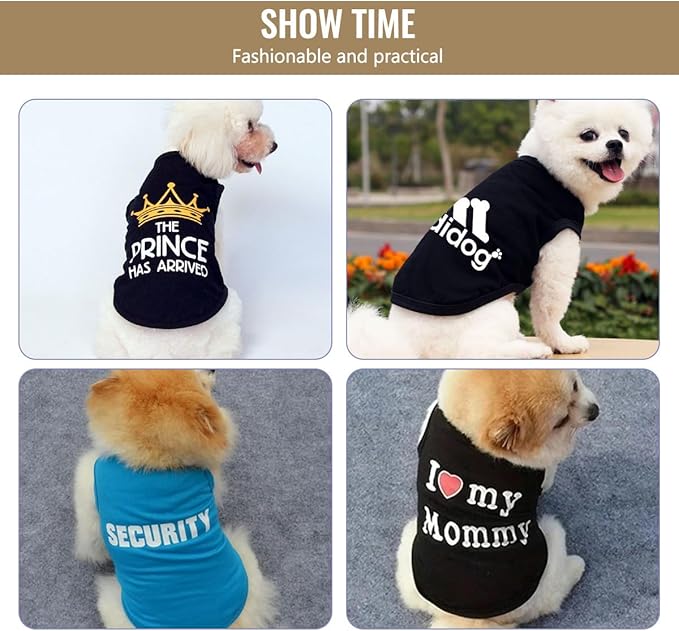 Custom Dog Shirt with Photo Name Logo Personalized Summer Breathable Cloth for Small Medium Large Pet Dogs Puppy Cats, 5XL