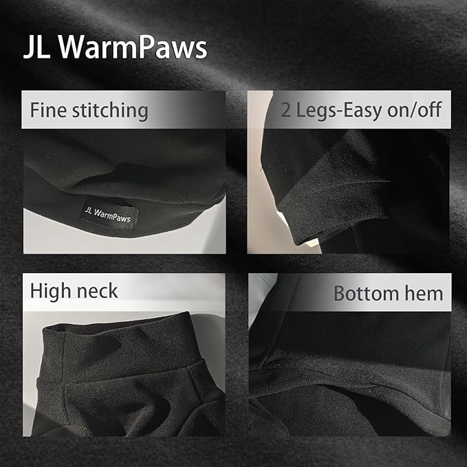 Fleece Sphynx Cat Clothes Soft Hairless Cat Clothes Pullover Cat Sweater for Chihuahua All Season Light and Warm Kitten Cloth for Cats Only Puppy Clothes Small Dog Sweater (Black, Medium)