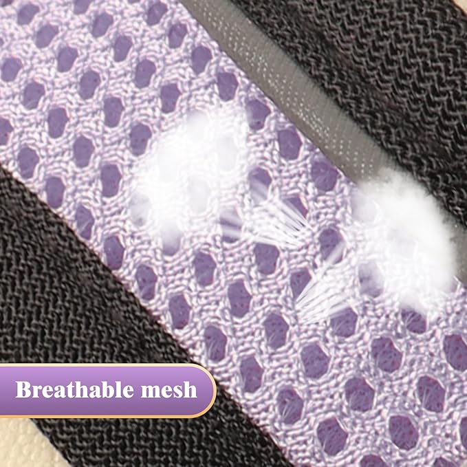 YIMEIS Dog Harness and Leash Set, No Pull Soft Mesh Pet Harness, Reflective Adjustable Puppy Vest for Small Medium Large Dogs, Cats (Taro Purple, Medium (Pack of 1)