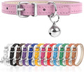 XXS Dog Collar for Teacup Adjustable Teacup Dog Collar for Small Medium Large Dogs 3/8 inch Width (Pink, XXS)