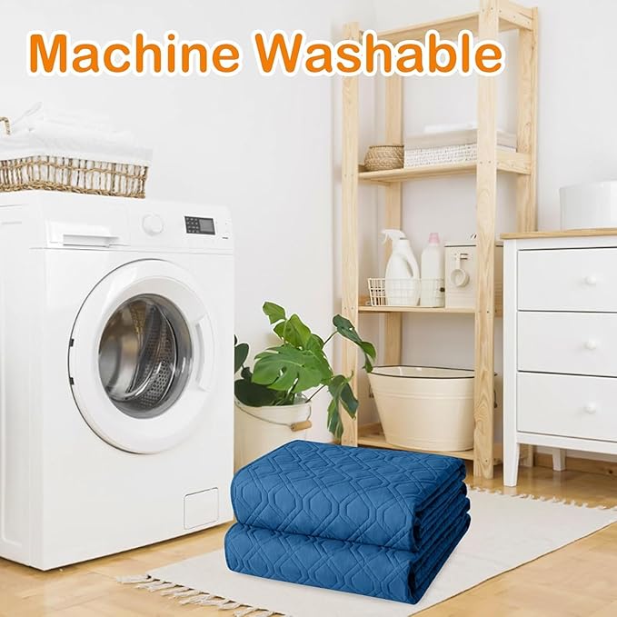 hyha Waterproof Dog Bed Blanket, Soft Pet Blankets, Waterproof Couch Cover for Dogs, Reversible Sofa Covers Washable for Furniture (40x90 Inch, Navy Blue/Blue)