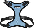 Voyager Step-in Pet Harness - All Weather Mesh, Adjustable Step in Harness for Cats and Dogs by Best Pet Supplies - Baby Blue/Black Trim, XS