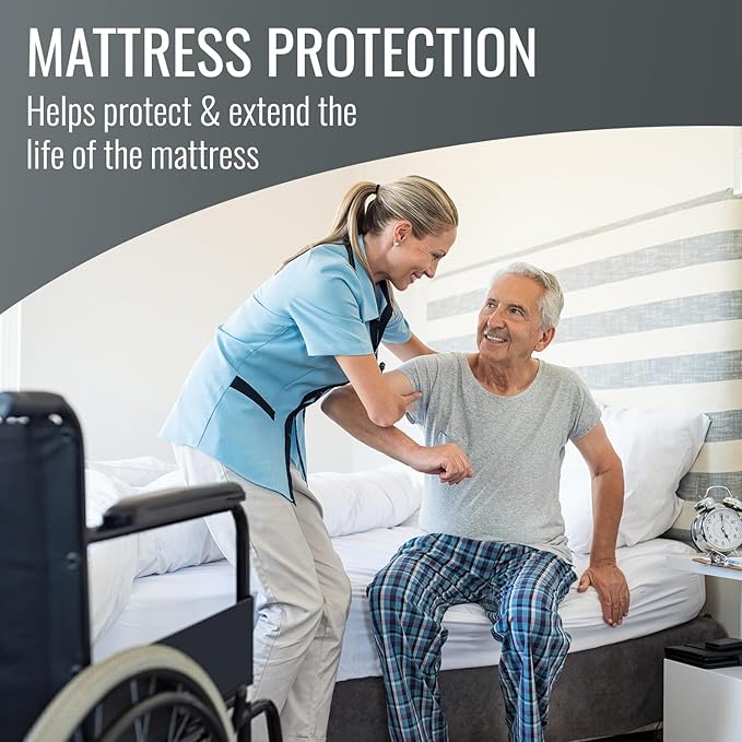 DMI Waterproof Mattress Protector and Mattress Cover, Encased Zippered Fit, Full, Packaging may vary
