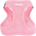 Downtown Pet Supply Step in Dog Harness for Large Dogs - Adjustable, Escape Proof Dog Harness with Reflective Trim - All-Weather, Fast-Drying Padded Mesh Fabric - Baby Pink, XL
