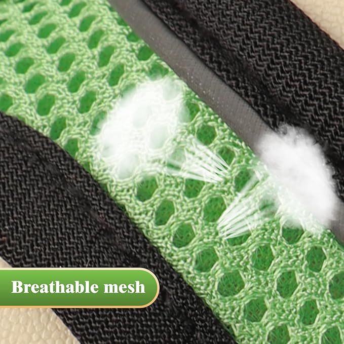 YIMEIS Dog Harness and Leash Set, No Pull Soft Mesh Pet Harness, Reflective Adjustable Puppy Vest for Small Medium Large Dogs, Cats (Grass Green, Small (Pack of 1)