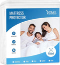 DMI Twin XL Waterproof Mattress Protector - Fitted, Noiseless Mattress Cover, Soft and Breathable, 39" x 80"x 12", White