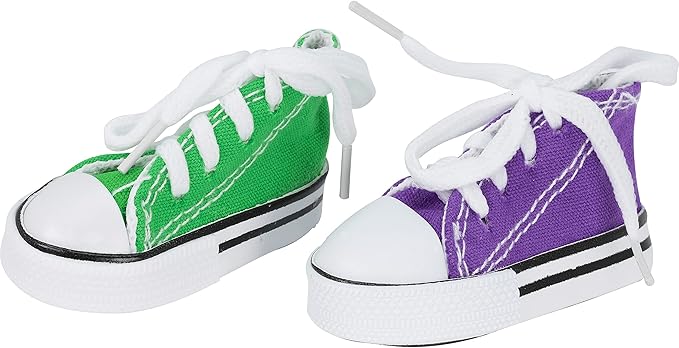 Bonka Bird Toys 24 Mini Sneakers Foot Beak Chew Throw Parrot Parakeet Quaker Budgie Finch Cockatoo