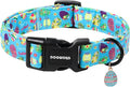 DOGWONG Easter Dog Collar, Cute Easter Egg Pet Collar Durable Holiday Girl Boy Adjustable Cotton Dog Collars with Quick Release Buckle for Puppy Small Dogs,XS Visit The Elegant Little Tail Store