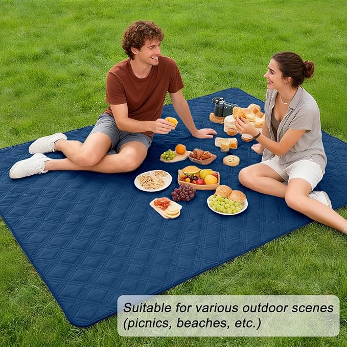hyha Waterproof Dog Blanket, Reversible Pet Bed Blanket, Soft Sofa Couch Cover for Dogs Washable, Waterproof Pet Couch Covers for Sofa Puppy Cats Furniture Protector(52"x82", Navy Blue/Blue)