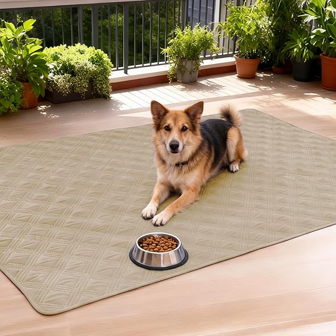 hyha Waterproof Dog Blanket, Reversible Pet Bed Blanket, Soft Sofa Couch Cover for Dogs Washable, Waterproof Pet Couch Covers for Sofa Puppy Cats Furniture Protector(68"x82", Taupe/Beige)