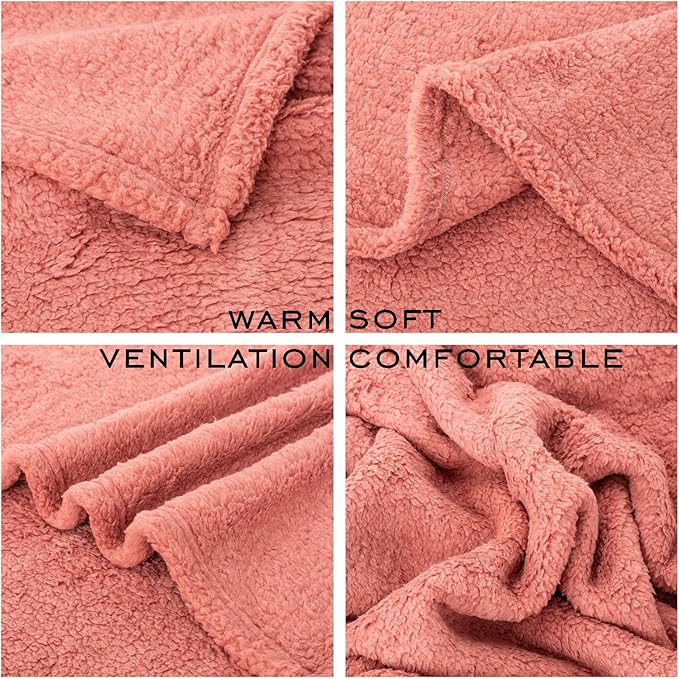 3 Blankets, Dog Cat Pet Blanket, Soft Warm Fleece, for Puppy, Small Dogs or Kitten, Cats, Plush Fuzzy Blanket for Bed, Sofa, Travel (24" x 18", 3/Pack, Lavender+Pink+Dark Pink)