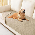 hyha Waterproof Dog Bed Blanket, Soft Pet Blankets, Waterproof Couch Cover for Dogs, Reversible Sofa Covers Washable for Furniture (30x70 Inch, Taupe/Taupe)
