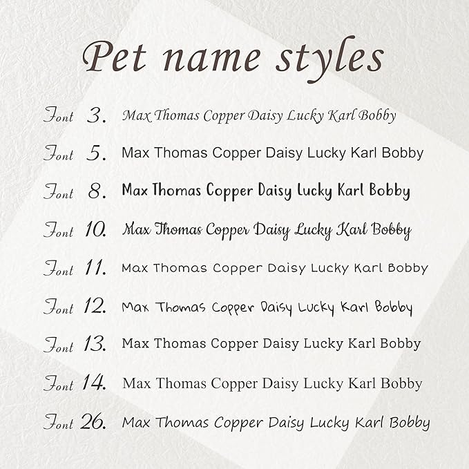 Anavia Slide On Silent Pet ID Tags, S/M/L/XL Personalized Black Stainless Steel Colored Silicone Cat Dog Name Tag, Customized Engraved Nameplate, Quiet Chew-Proof Pet Collar Tag (Red, X-Large)
