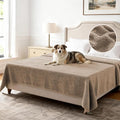 H.VERSAILTEX Non Slip Pet Couch Cover Chenille Dog Bed Protector Thick Soft Sofa Slipcover Pet Friendly Washable Couch Cushion Covers for Pets (52" x 82", Sand)