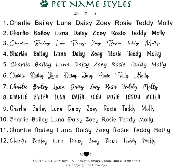 Ultra Joys Cat ID Tag Personalized Pet Tags, Durable Stainless Steel Small Pet Mini Dog Cat Tag Lightweight -Diamond Tag in Rose Gold