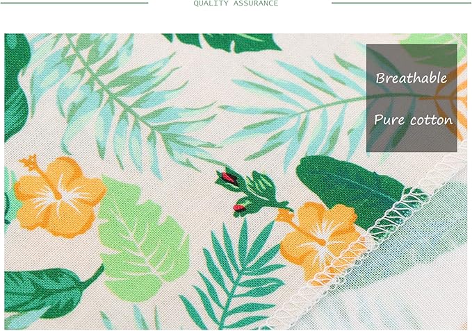 ARING PET Summer Dog Bandanas, Autumn Leaf Floral Kerchief Triangle Bibs Scarf for Puppy Small Medium Large Boy Girl Dogs Cats-L