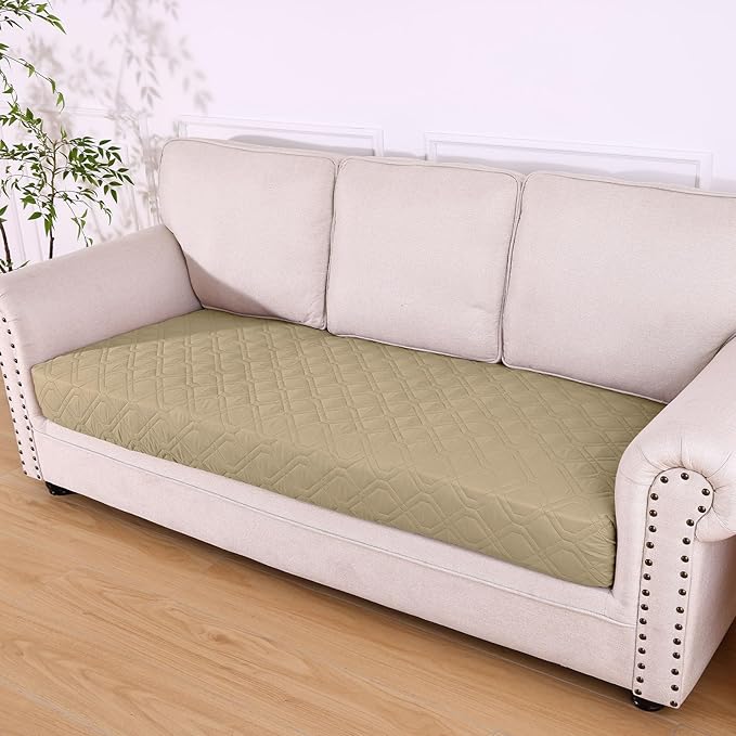 hyha Waterproof Dog Bed Blanket, Soft Pet Blankets, Waterproof Couch Cover for Dogs, Reversible Sofa Covers Washable for Furniture (40x80 Inch, Taupe/Taupe)