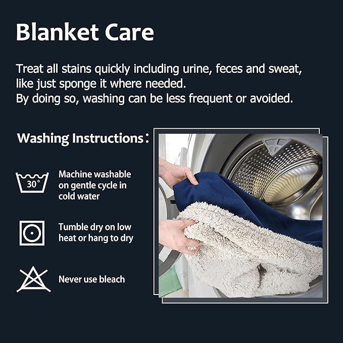 Kritter Planet Waterproof Dog Blanket, Reversible Water Proof Pet Blanket for Couch, Bed & Car, Washable Couch Covers for Medium Dogs - Protects Furniture from Fur, Dirt, and Accidents
