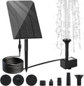 Solar Water Fountain for Bird Bath Solar Water Pump with Seperated Solar Panel 2.5w 5v Solar Powered Water Fountain for Small Pond Garden Water Feature Decoration