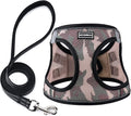 Dog Harness with Leash Set, No Pull Adjustable Reflective Step-in Puppy Pet Vest Harnesses for Small Medium Large Dogs and Cats,Camo Set XS