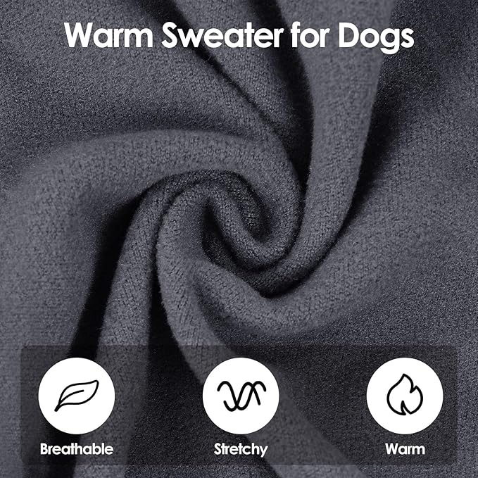 SUNFURA Hair Sticky Cat Clothes, Cat Sweater for Cats Only, 4-Legged Fleece Sweaters Kitten Pajamas Reduce Shedding Fur, Warm Pullover Shirts for Cats, Red S