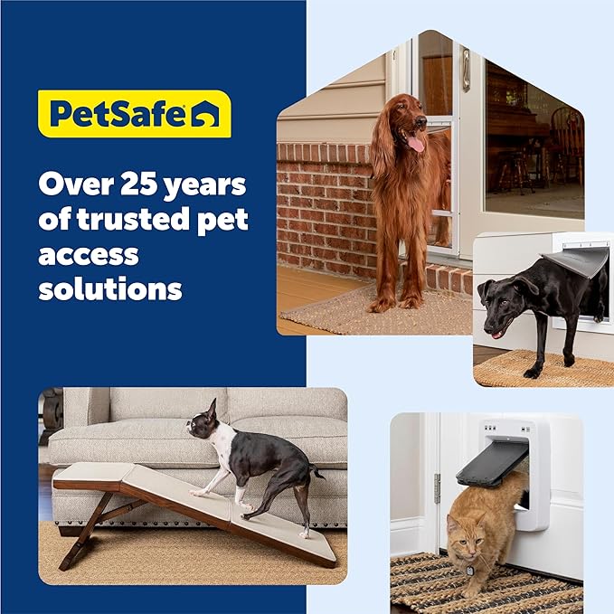 PetSafe SmartDoor Connected Pet Door Tunnel Extension - Long-Lasting Durable 2" Plastic Depth Extender - Quick No Tool DIY Setup for Interior Exterior Wall Installations - Large