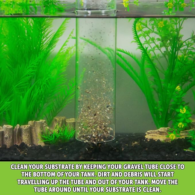 Python No Spill Clean and Fill Aquarium Maintenance System, Gravel Cleaner and Water Changer, 50 Foot