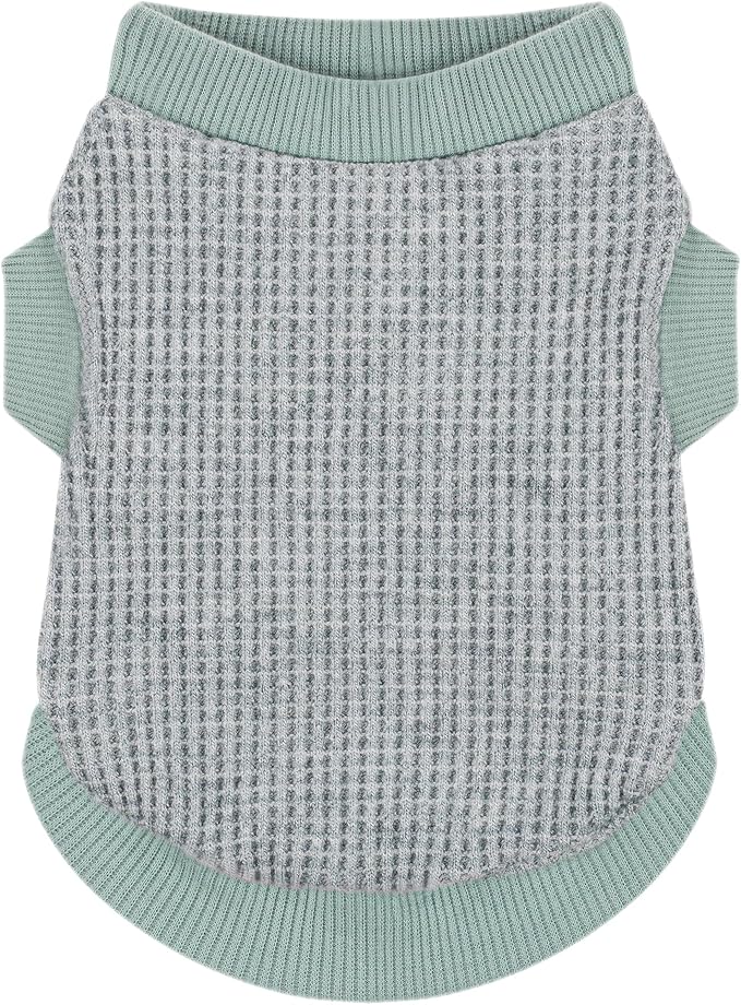 Cozy and Functional Dog Shirts for Small Puppies: Stretchable Green Attire with Easy-On Design, Ideal for Chihuahuas and Yorkies - Enhance Comfort and Playfulness on Chill Days XX-Large